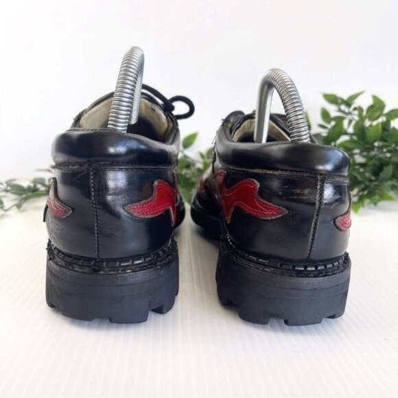 JOHN FLUEVOG 7TH HEAVEN FLAME FLAMING DERBY LACE-UP - Picture 8 of 10